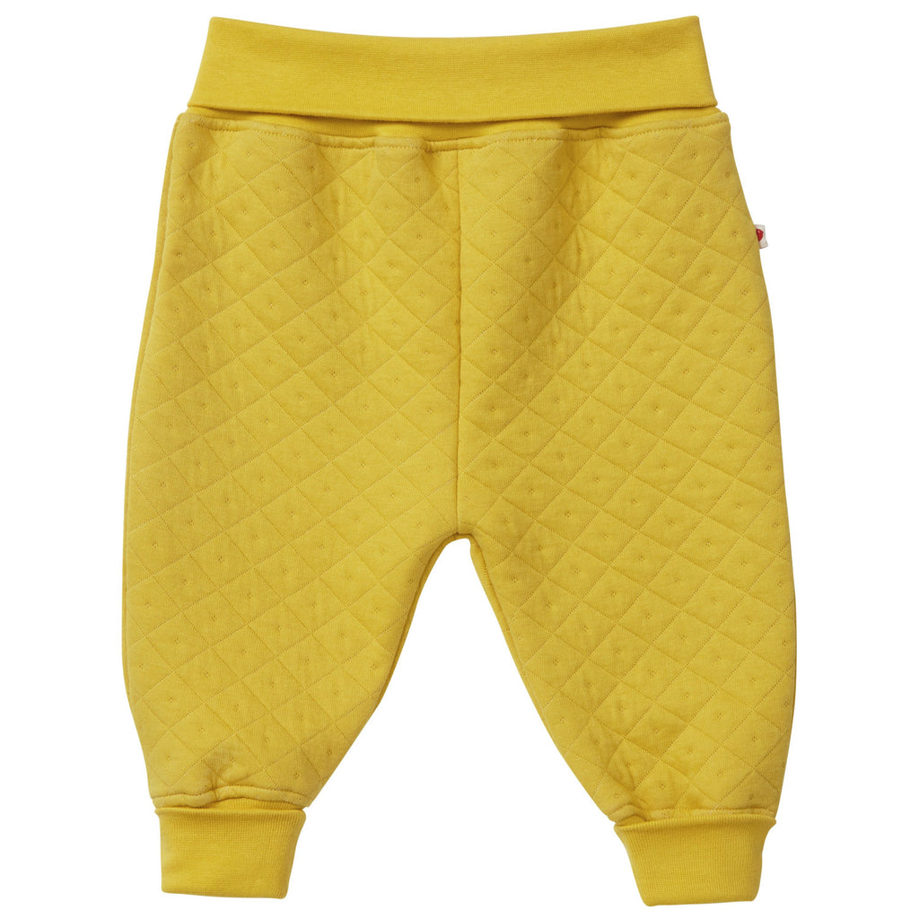 Mustard Quilted Trousers