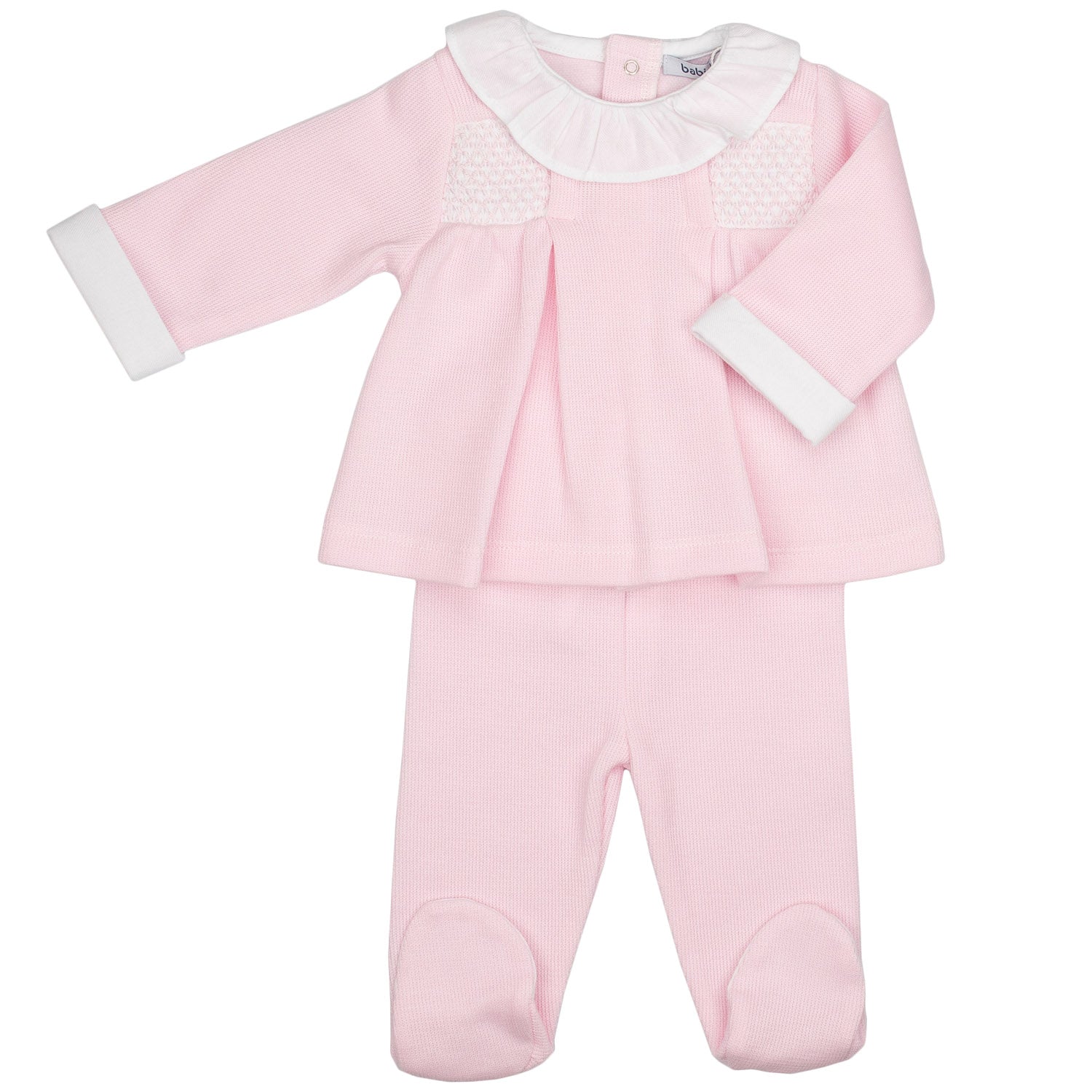 open lace back dress Uttu Infant Dress & Diaper Cover Pink - Babidu
